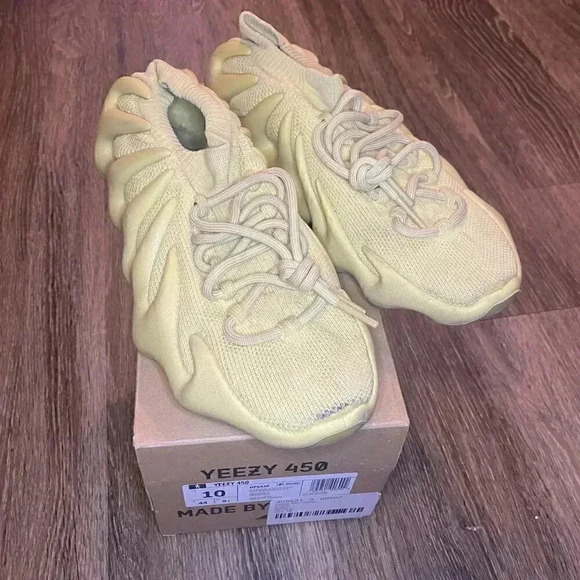 Mens Yeezy 450 HP5426 Sulfur - 10 - Picture 1 of 11